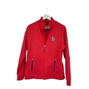 St. Louis Cardinals Women’s size Medium knit full zip jacket Jacket